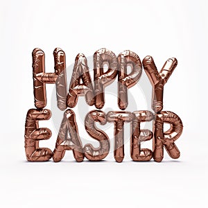 Eat chocolate at Easter. Arte com IA