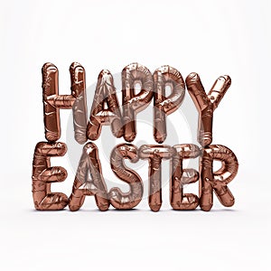 Eat chocolate at Easter. Arte com IA photo