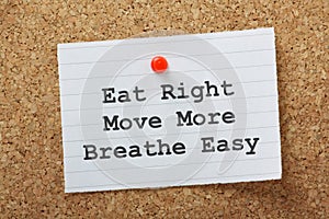 Eat Right, Move More, Breathe Easy