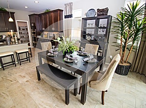 Eating Area Off Modern Kitchen