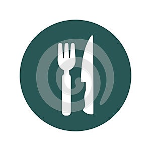 Eating utensils Line Vector Icon which can easily modify