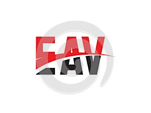 EAV Letter Initial Logo Design Vector Illustration