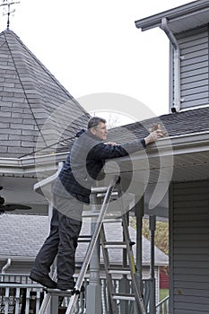 Eaves trough Cleaning - Home Maintenance photo