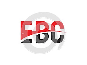 EBC Letter Initial Logo Design Vector Illustration