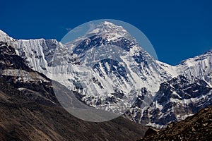 EBC trek beautiful view in Himalaya mountains