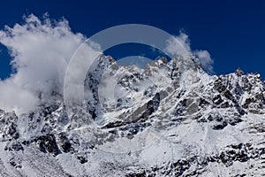 EBC trek in Himalaya mountains