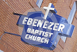 The Ebenezer Baptist Church in Atlanta Georgia