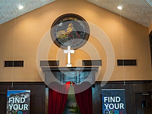 Ebenezer Baptish church in Atlanta is a quiet haven