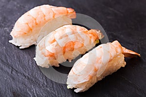 Ebi sushi with shrimp photo