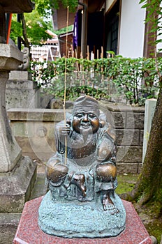 Ebisu statue god of fishers or merchants is the Seven Gods of Fo