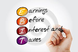 EBIT - Earnings Before Interest and Taxes acronym