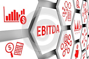 EBITDA concept cell background