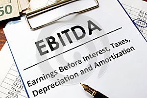Ebitda concept.