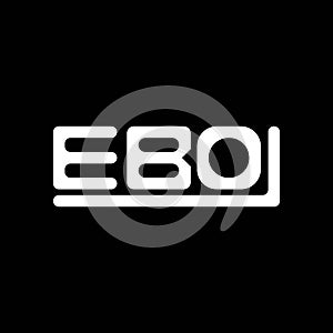 EBO letter logo creative design with vector graphic, EBO