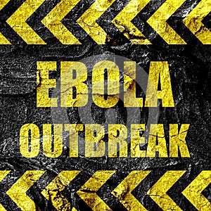 Ebola outbreak concept background