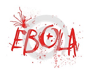 Ebola Typography Illustration