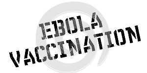 Ebola Vaccination rubber stamp