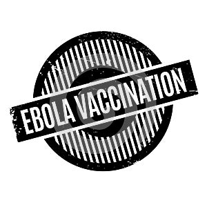 Ebola Vaccination rubber stamp