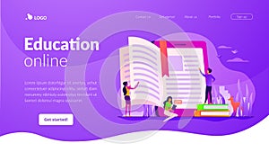 Ebook landing page template