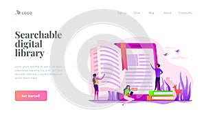 Ebook landing page template