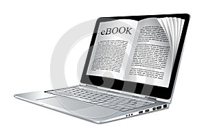 Ebook - laptop as electronic book