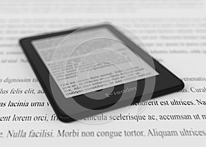 Ebook reader concept