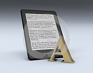 Ebook reader concept
