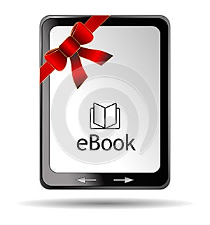 Ebook reader isolated