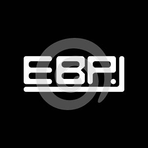 EBP letter logo creative design with vector graphic, EBP