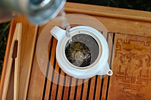 EBrewing Chinese Tea. lements details the tea ceremony Chinese tea accessories traditions