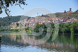 Ebro river in South Catalonia, Spain