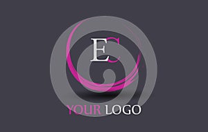 EC E C Letter Logo Design photo