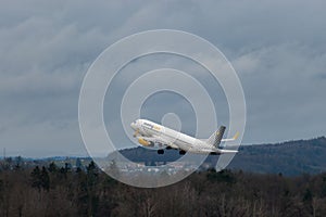 EC-MKO Vueling Airbus A320-232 jet in Zurich in Switzerland