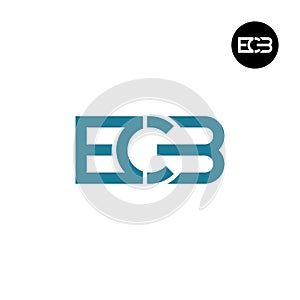 ECB Logo Letter Monogram Design photo