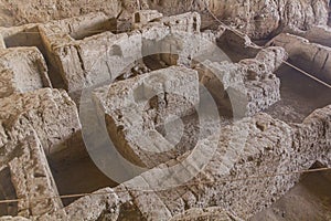 Ecbatana ruins at Hegmataneh hill in Hamadan, Ir photo