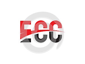 ECC Letter Initial Logo Design Vector Illustration