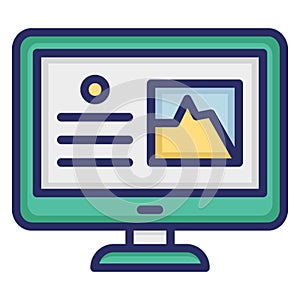 Ecg, ecg machine isolated Vector Icon which can easily modify or edit