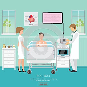 ECG Test or The Cardiac Test.