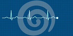 ECG Vector Illistration