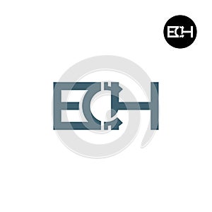 ECH Logo Letter Monogram Design