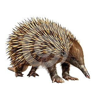 Echidna, a Spiky Monotreme, Standing
