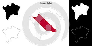 Echizen outline map