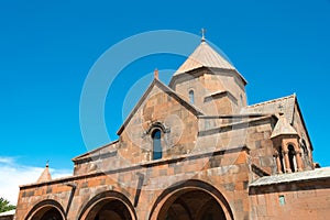 Echmiatsin, Armenia - Jun 03 2018- Saint Gayane Church in Echmiatsin, Armenia. It is part of the World Heritage Site- The