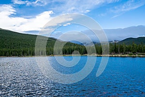 Echo Lake at Mount Evans near Idaho Springs, Colorado