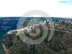 Echo Point Blue Mountains three sisters Katoomba Sydney NSW Australia photo