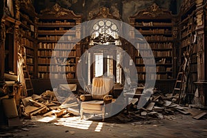 Echoes of Forgotten Whispers in a Long-Neglected Library