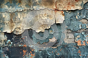 Echoes of the Past: Urban Decay on a Worn and Weathered Surface