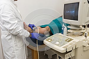 Echography in a clinic photo