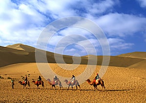 Echoing Sand Hill, Dun Huang, China photo