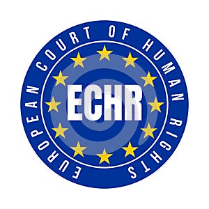 ECHR European Court of human rights symbol icon